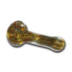 Pipe en Verre Molino Bleue-Jaune 10cm