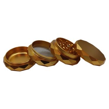 Grinder 4 Parties Diamond Gold 63mm Grinder 4 Parties Diamond Gold 63mm
