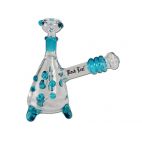 Mini Bong Black Leaf sur Pied Bleu 15cm