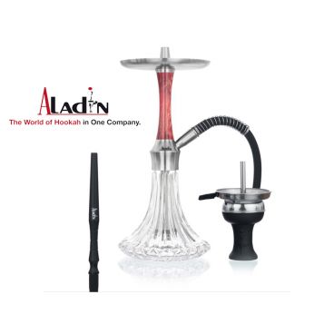Aladin Shisha Epox Ruby Red 2 Pattern 36cm Aladin Shisha Epox Ruby Red 2 Pattern 36cm