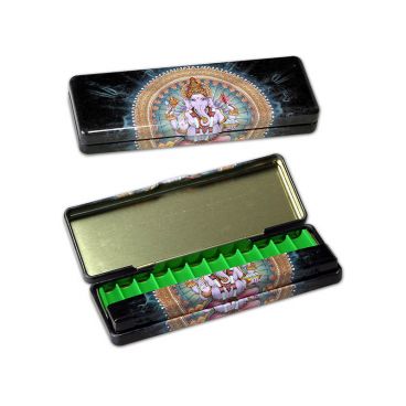 Black Leaf Ganesh Dose mit Filterbehälter Black Leaf Ganesh Dose mit Filterbehälter