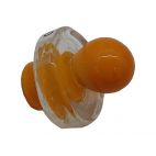 Carb Cap Meepler en Verre Vert / Blanc 