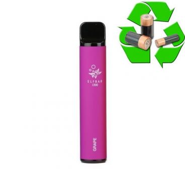 Elf Bar 1500 Grape Sel de Nicotine 20mg/ml 