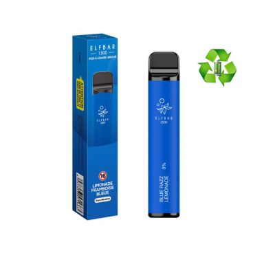 Elf Bar 1500 Blue Razz Lemonade Sans Nicotine Elf Bar 1500 Blue Razz Lemonade Sans Nicotine