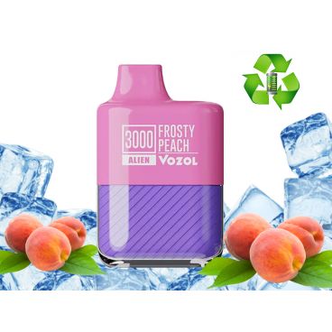 Vozol Alien 3000 Frosty Peach 2% Sel de Nicotine Vozol Alien 3000 Frosty Peach 2% Sel de Nicotine